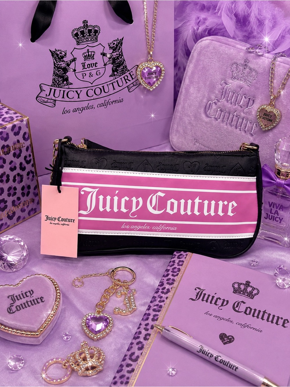 Juicy couture fashionista shoulder bag purse